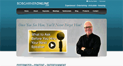 Desktop Screenshot of bobgarneronline.com